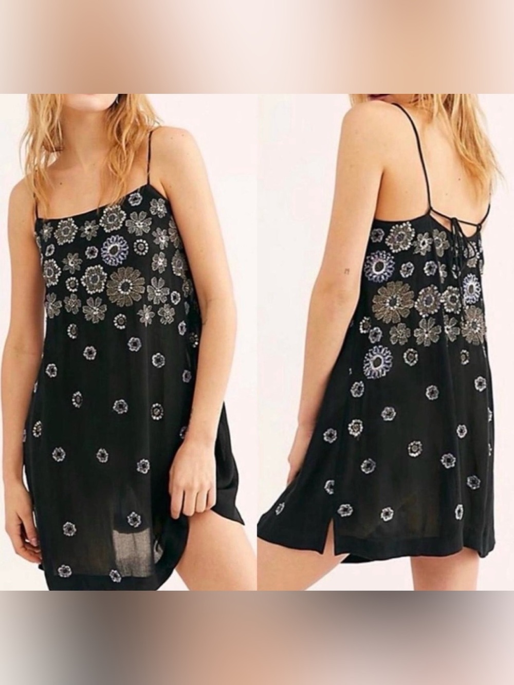 Free People Azealia Embellished Slip